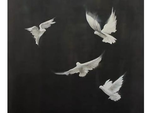  极简侘寂挂画 抽象挂画 艺术挂画 肌理画 