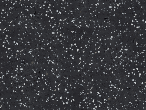 现代意式黑色无缝水磨石地面