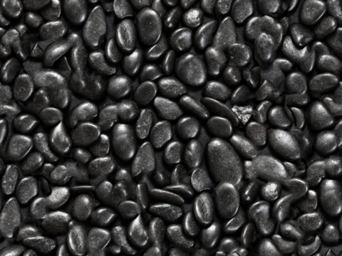 高清无缝黑色鹅卵石贴图