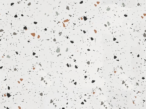 现代无缝彩色颗粒水磨石