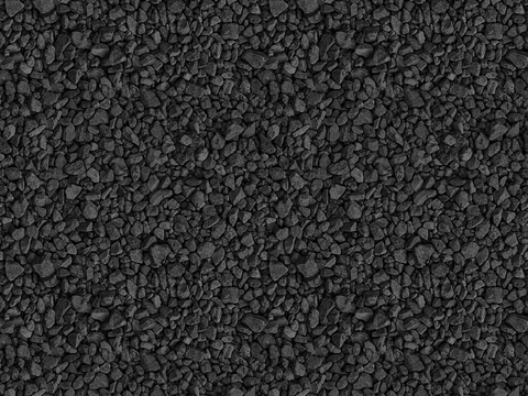 无缝户外黑色鹅卵石黑色碎石贴图