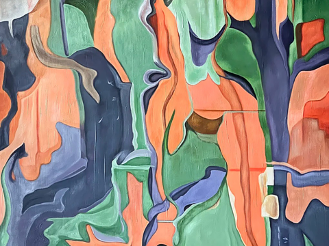 现代抽象艺术装饰画 现代挂画