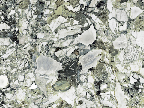 超清冷翡翠无限连纹大理石