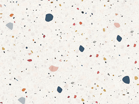 现代无缝彩色颗粒水磨石