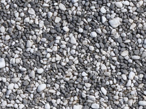 无缝黑白鹅卵石碎石
