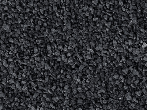 无缝户外黑色鹅卵石黑色碎石贴图