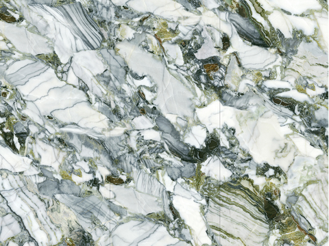 冷翡翠白绿花纹大理石岩板贴图