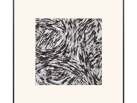 侘寂简约抽象挂画 艺术挂画 肌理画 黑白艺术画贴图