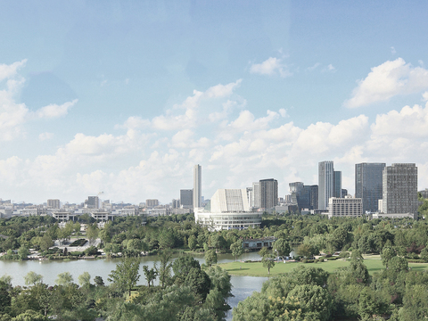  现代城市外景白天城市外景都市外景 