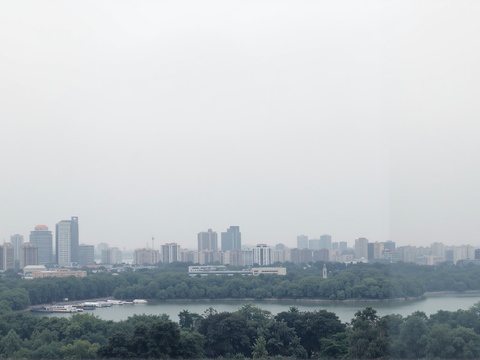 现代城市白天外景天空外景