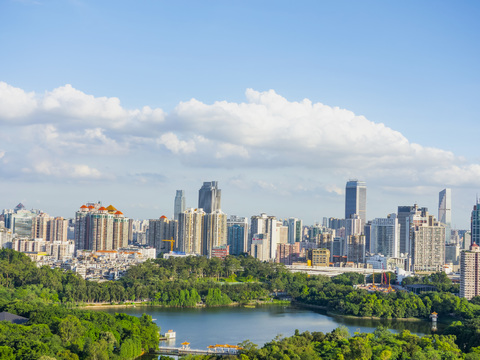 现代城市外景白天城市外景都市外景