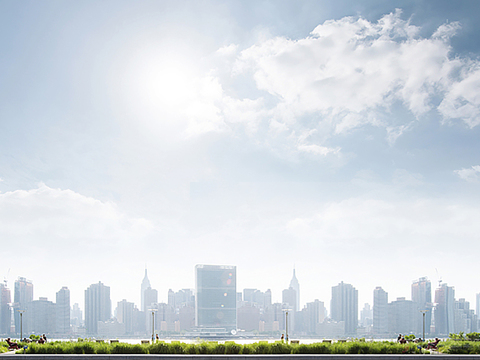 白天城市建筑户外外景贴图