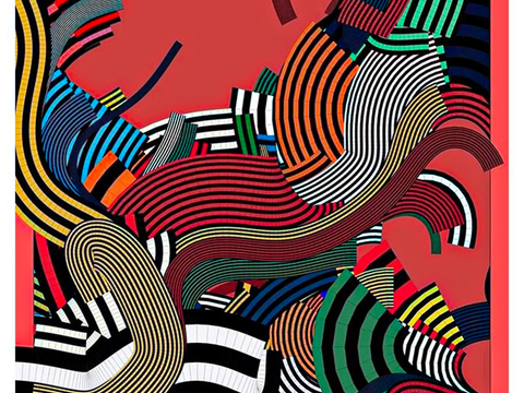 现代抽象装饰画贴图 现代装饰画