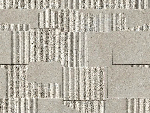 现代无缝米黄色文化石 毛石