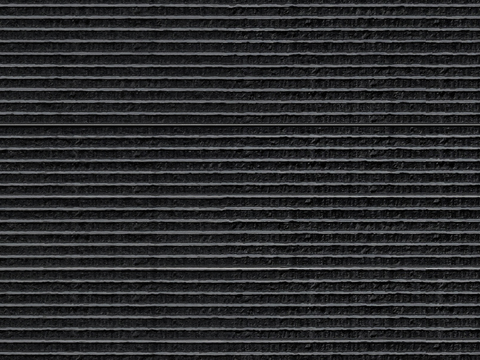 现代意式无缝黑拉槽阡陌石黑色流水石文化石