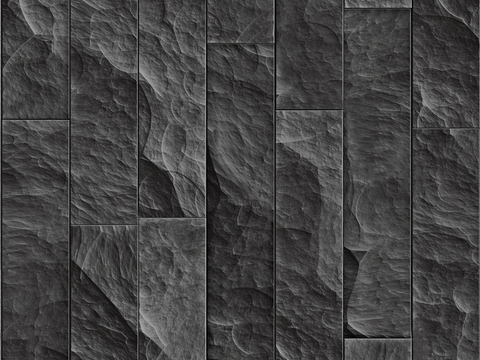 灰色无缝凹凸文化石蘑菇砖文化砖条石