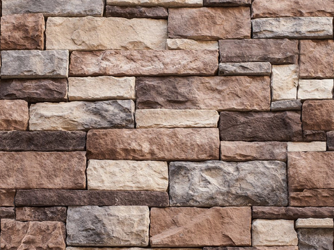  现代文化石 文化石墙面 石墙外墙贴图 