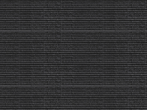 现代无缝极简黑色拉槽阡陌石 流水石 文化石