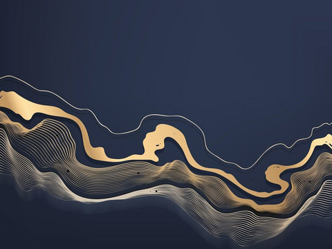 新中式山水壁纸