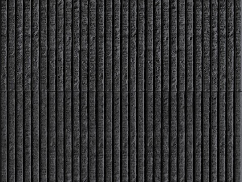 现代意式无缝黑拉槽阡陌石黑色流水石文化石