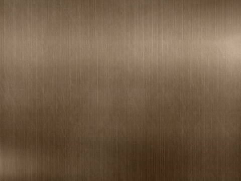 古典黄铜色拉丝金属