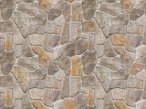 现代文化石墙面 石墙 毛石 墙砖贴图
