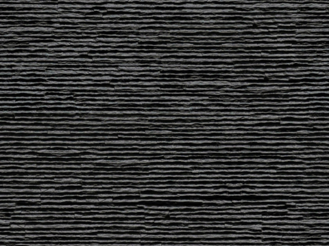 现代意式无缝黑拉槽阡陌石黑色流水石文化石