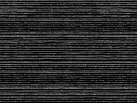 现代意式无缝黑拉槽阡陌石黑色流水石文化石