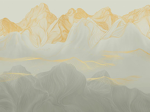 新中式山水壁纸