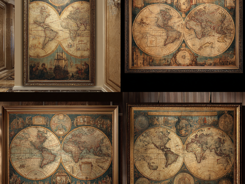 欧式装饰画 挂画