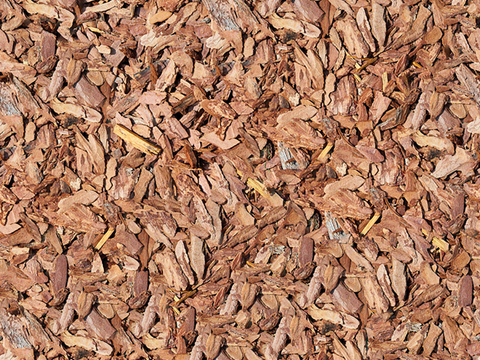 无缝园林景观松树皮 碎树皮地面贴图