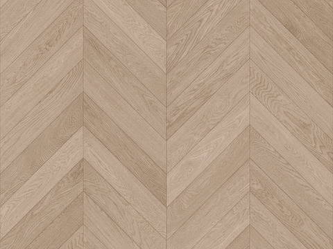 奶油侘寂无缝鱼骨木地板贴图