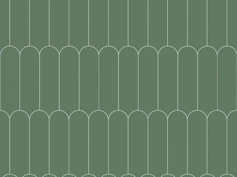 法式奶油仿古砖 橄榄绿羽毛砖艺术砖贴图