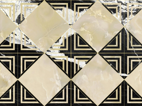 大理石瓷砖石材拼花