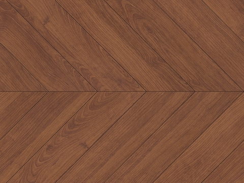 无缝樱桃木鱼骨拼人字拼木地板贴图