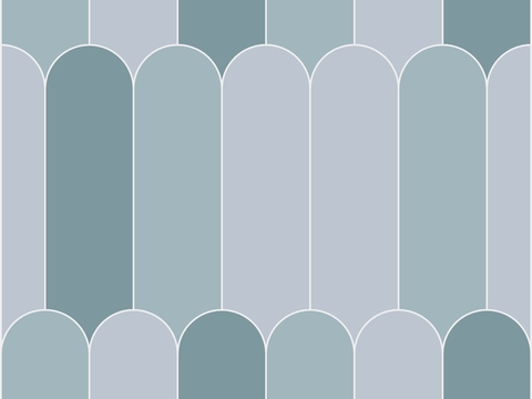 无缝浅蓝色渐变羽毛砖花砖贴图