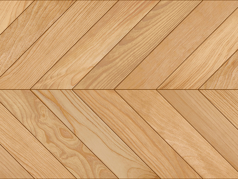 无缝原木色鱼骨拼人字拼木地板贴图