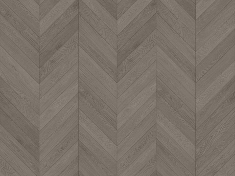 无缝灰棕色鱼骨拼木地板贴图