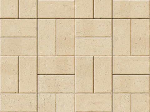 编织状瓷砖地面