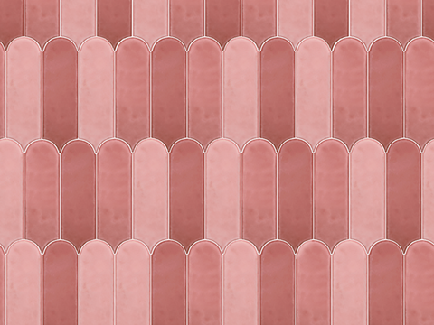 无缝粉色渐变羽毛砖瓷砖