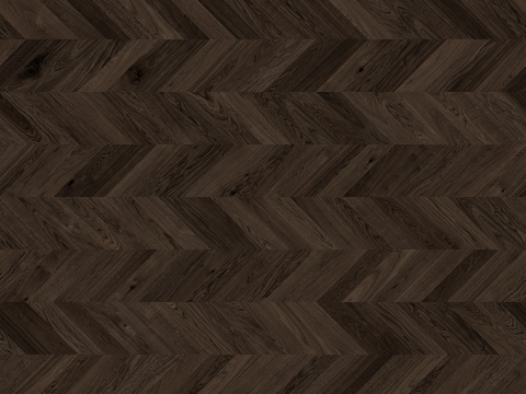 无缝深咖色鱼骨拼人字拼木地板