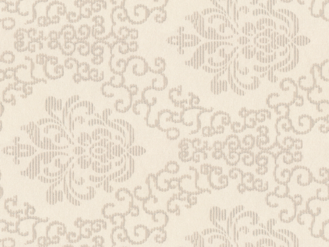 欧式黄色花纹壁纸