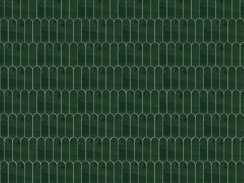 无缝深绿色羽毛砖瓷砖