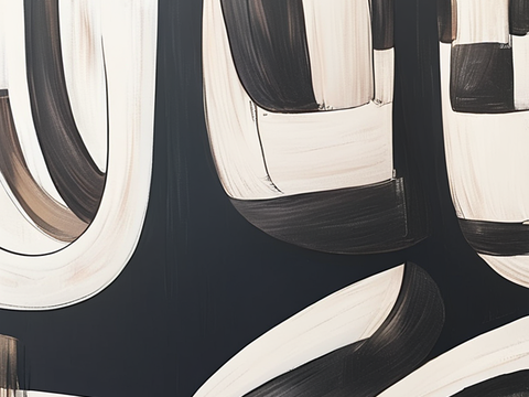 侘寂简约抽象挂画 艺术挂画 肌理画 黑白艺术画贴图