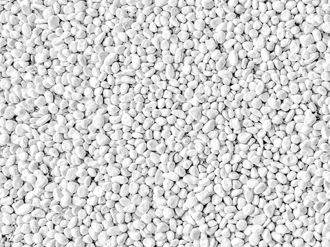 白色无缝鹅卵石地面 文化石 碎石 砾石