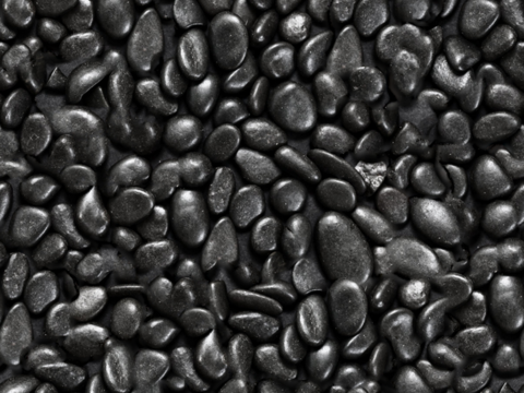 高清无缝黑色鹅卵石贴图