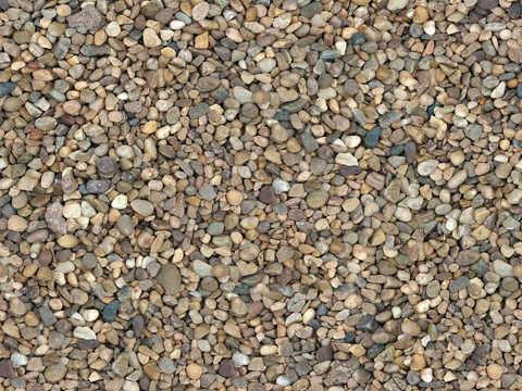 现代无缝黄色碎石 砂石 砾石 无缝景观石贴图