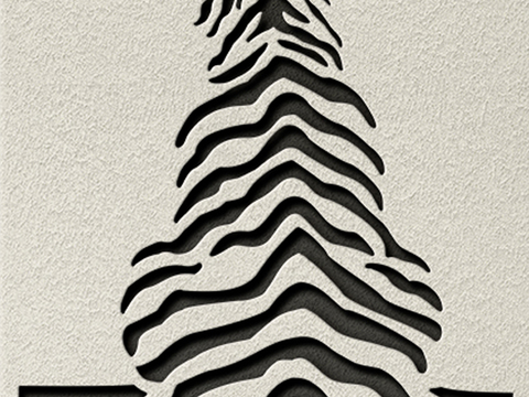 法式奶油风老虎肌理画贴图