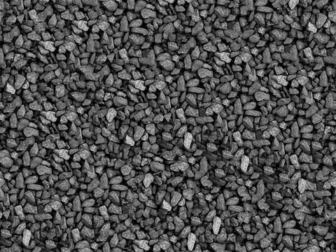 现代无缝砾石 鹅卵石地面