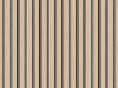 无缝原木奶油风木格栅 长城板贴图